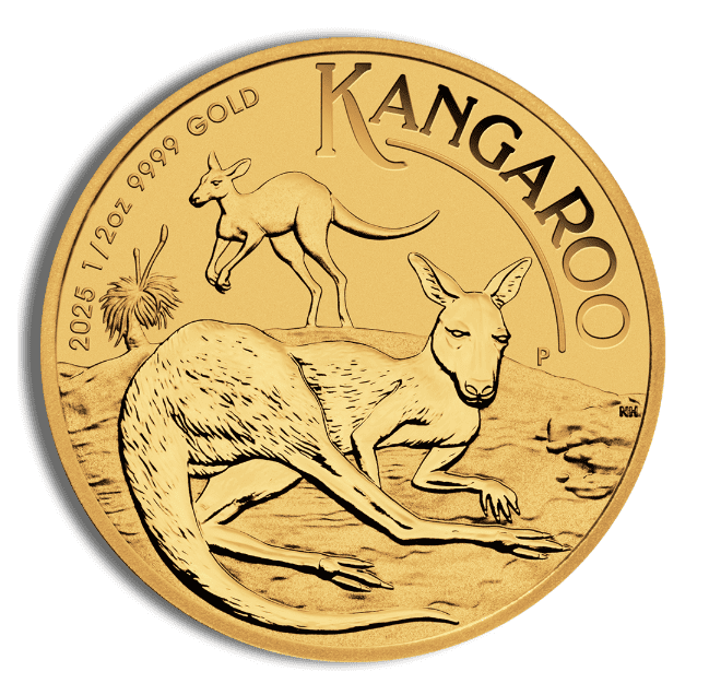 2025 1/2 oz Australian Kangaroo Gold Coin